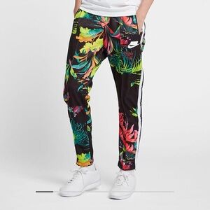 Nike NSW Sportswear Black Floral Print Track Pants Men’s M